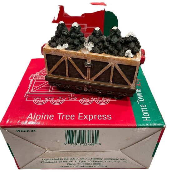 JC Pennys 1998 Home Towne Express Christmas Train Set - Picture 11 of 14